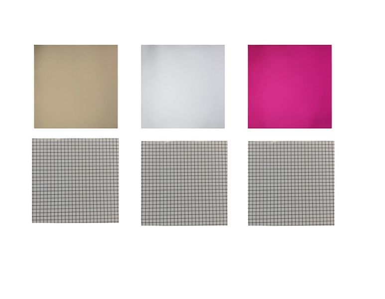 Vivid Colours Holographic Matte Chrome 2 Sticker Vinyl Perm 3pc+3pc Tran