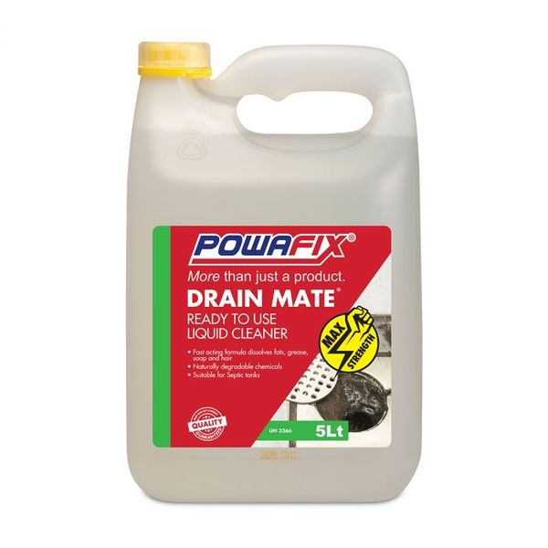 Powafix - Drain Mate Liquid Cleaner 5L - 2 Pack