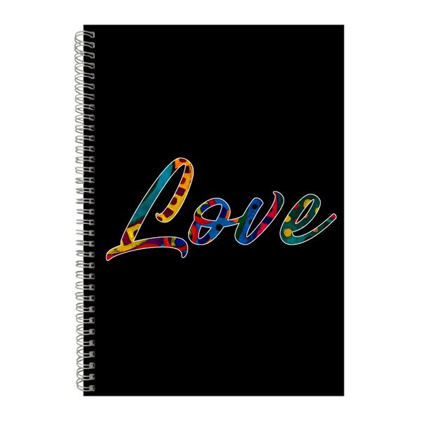 Love A4 Notebook Spiral Lined Motivational Sayings Graphic Notepad Gift 187