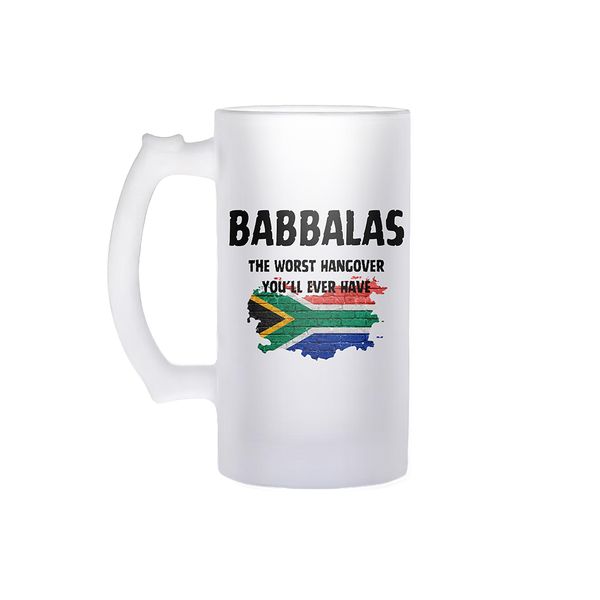 Babbalas Heritage Day Frosted Beer Mug 480ml