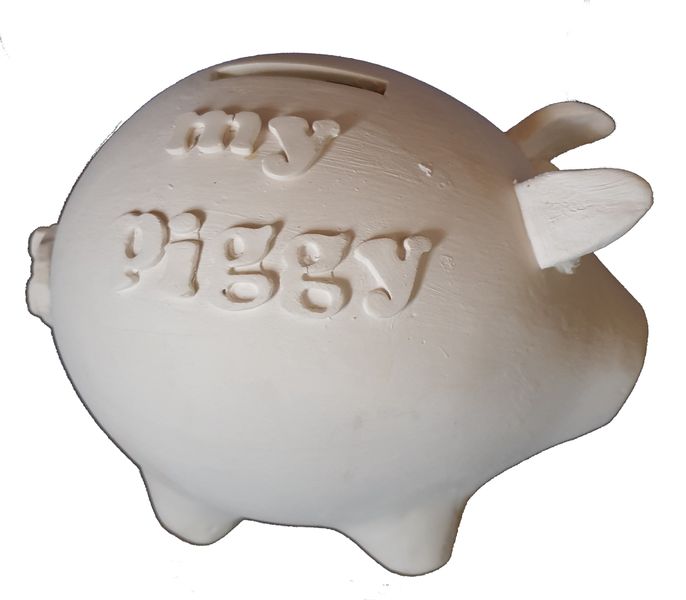 Piggy Bank Ceramic (Small, With Logo-My Piggy)