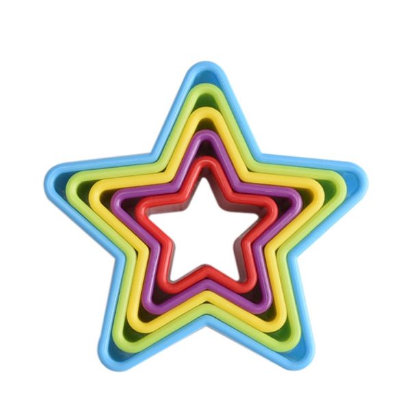 FI- Star Plastic Cookie Cutters Set