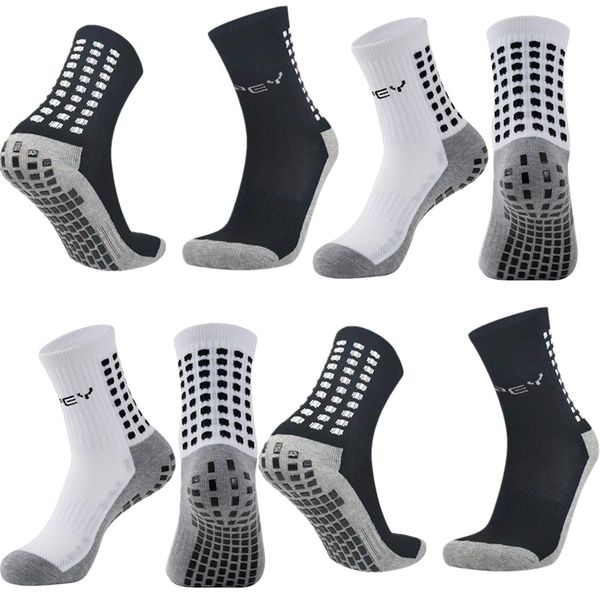 APEY Sports Grip Socks - 4 Pairs of Athletic Soccer Socks Yoga Socks