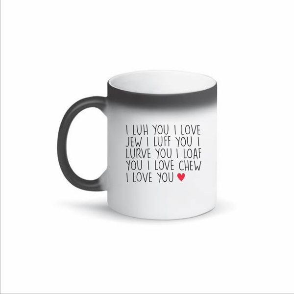 I love you color changing mug
