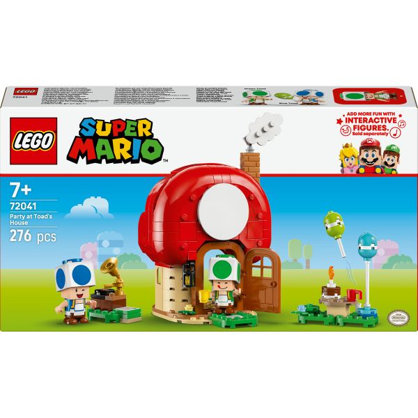 LEGO® Super Mario™ Party at Toad’s House Toy for Boys, Girls and Any Fans 72041