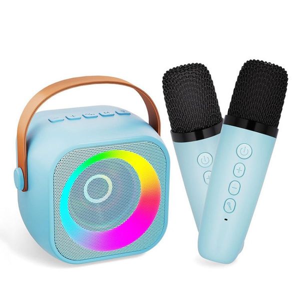 Bluetooth Speaker with Wireless Microphone, Portable Home Karaoke System