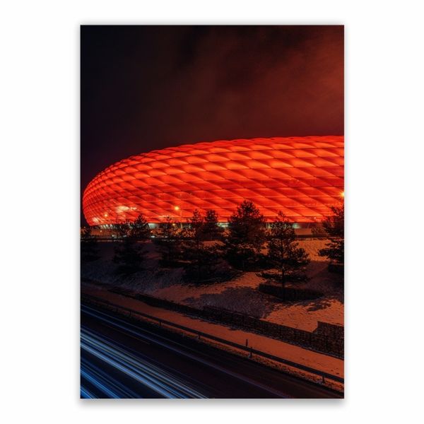 Munich Allianz Arena Poster - A1