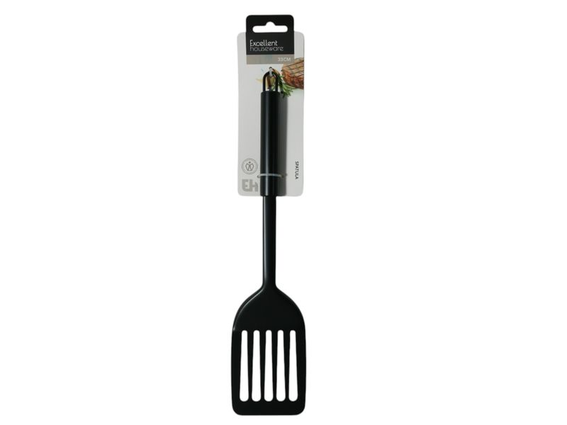 Excellence Houseware Heat-Resistant Spatula - 33cm (Black)
