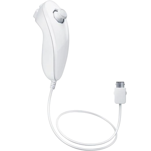 Nunchuk Replacement Controller for Nintendo Wii Console - White Wii Remote