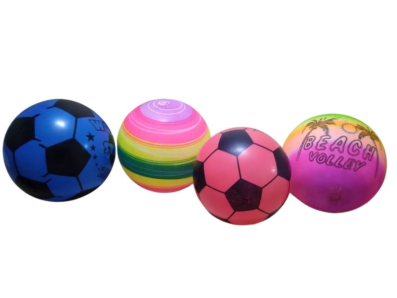 Plastic Ball - Pack of 4 mixed colors