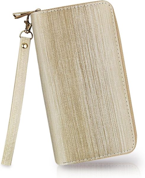 Wallet Women Large Capacity Gradient Clutch Bag Khaki