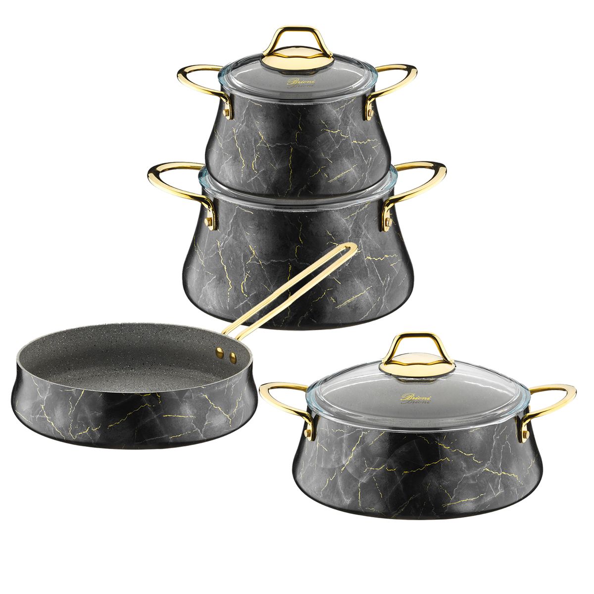 Marble Design 7 Piece Cookware Set | Shop Today. Get it Tomorrow ...