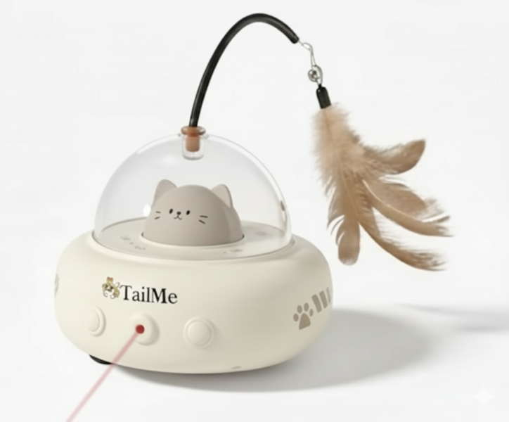 The Ultimate Kitty Play Station - 3-in-1 Interactive Cat Toy