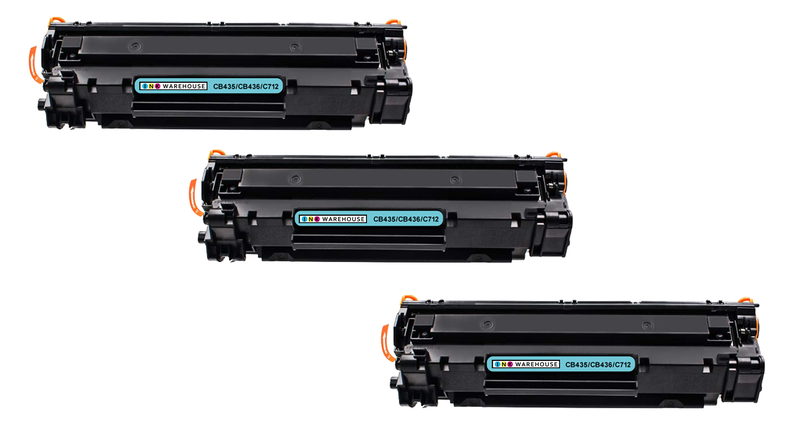 Canon 712 / C712 / C-712 Compatible Black Toner (Combo Deal x 3)