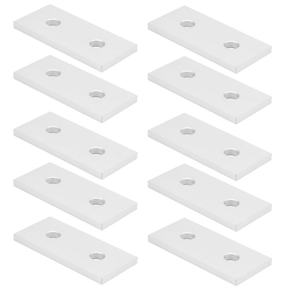 Joining Plate Aluminum Flat 10Pcs for 3030 Vertical Connection Tool 2 Hole