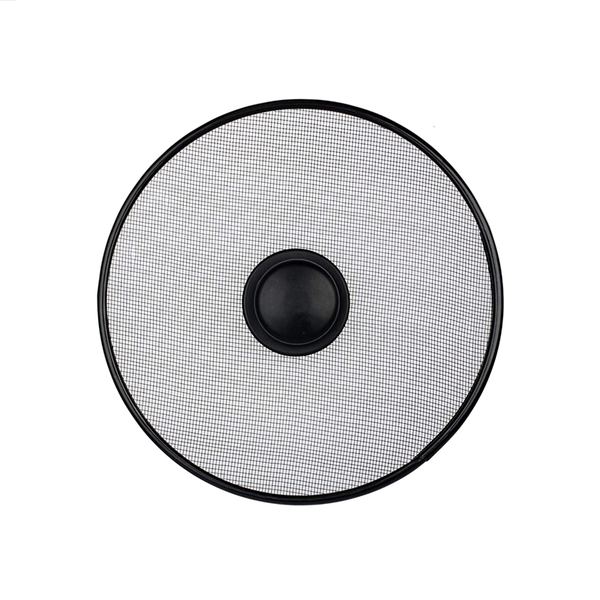 25cm Stainless Steel Splatter Screen with Lid for Cooking KT32290