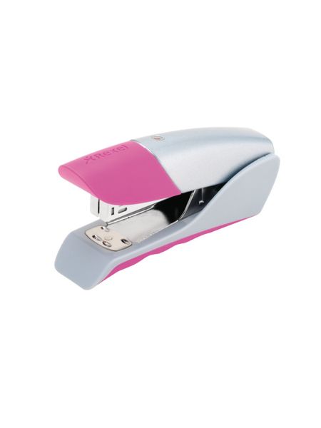 Rexel: Gazelle JOY Half Strip Stapler - Silver/Pink