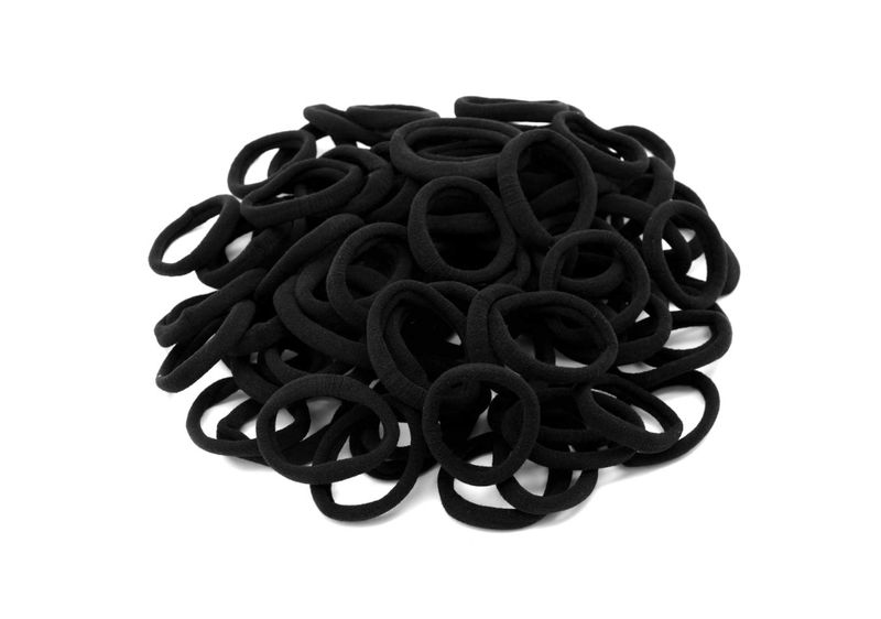 Seamless Cotton Hair Ties, High Stretch Ponytail Holders and Headbands