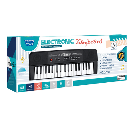 37-Key Electronic Keyboard with Microphone- Music Toy for Kids Image