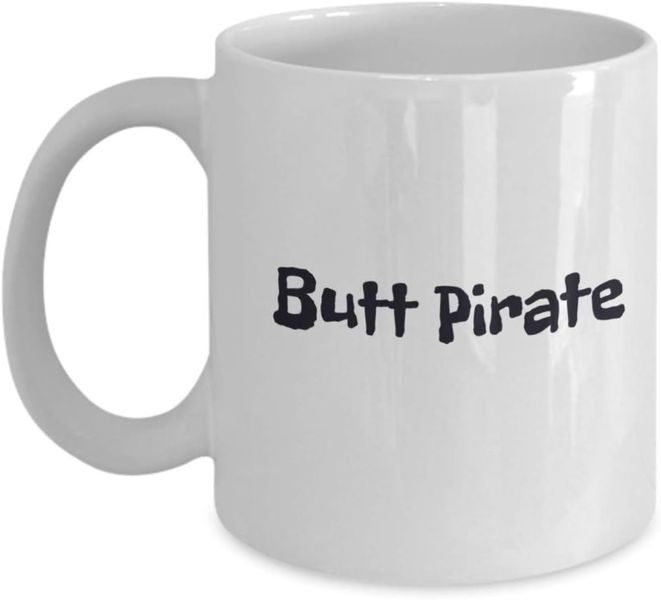 Butt pirate-Valentines-Mpther's day-Father's day-Christmas Mug