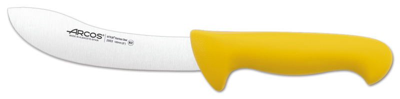 Arcos Skinning Knife 160 mm Blade - Yellow Handle
