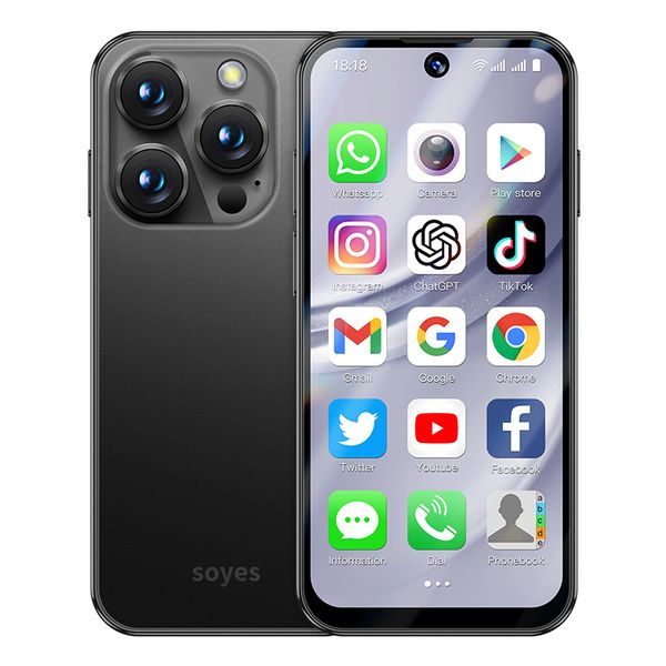 soyes 3.88'' Mini Android Smartphone Unlock, 4G Dual SIM &amp; 3GB+32GB