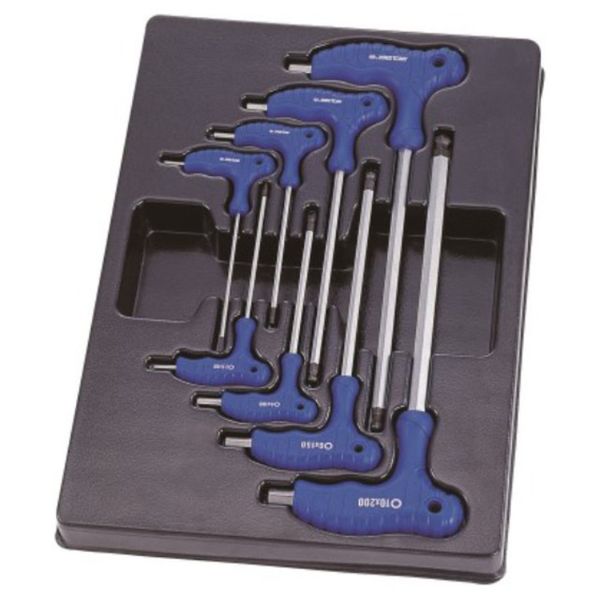 King Tony - Allen Key L Type Handle 2-10mm 8 Piece
