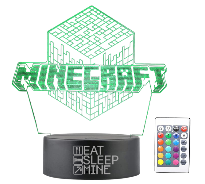 Minecraft Building Block- Smart LED Illusional Lamp Light