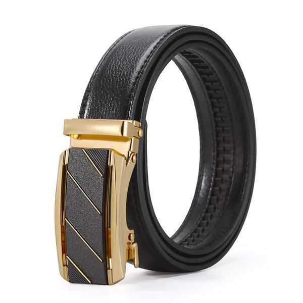 Premium Men Belt Business Casual Automatic Buckle Holiday Gift Set Box