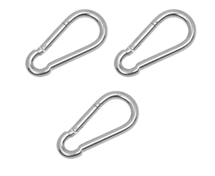 Shind Snap Hooks - 120mm - Pack of 3