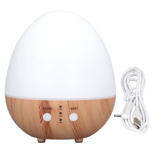250ml Wood Humidifier - Auto Sut-Off &amp; Night Light