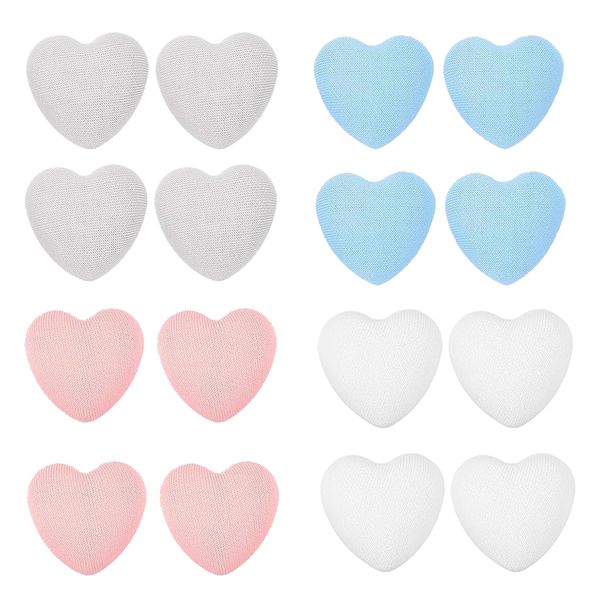 16 Piece Quilt Fixing Clips, Multicolor, Heart Shape, With storage box