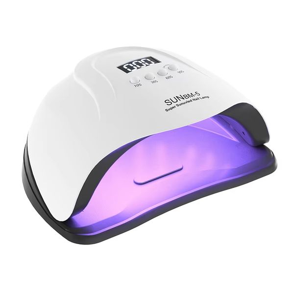 Max UV 66 LEDs Nail Lamp for Manicure Gel Polish Drying Machine-White