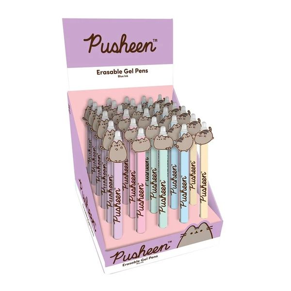 Pusheen Erasable Gel Pens - Blue Ink (Box of 30)