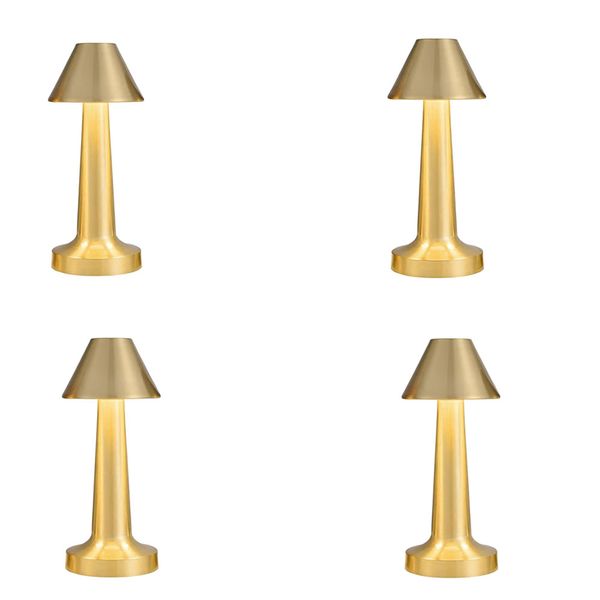 Set Of 4 Rechargeable 3 Mode Sensor Modern LED Lamp