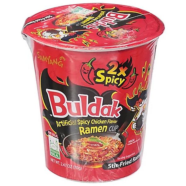 Samyang Hot Chicken Noodle Cup Extremely Spicy 70g - 30 Pack
