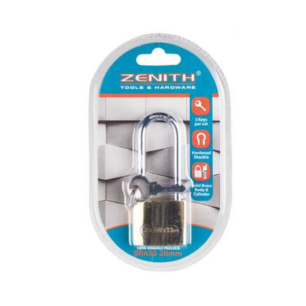 Zenith - 2 Pack Padlock 38 MM