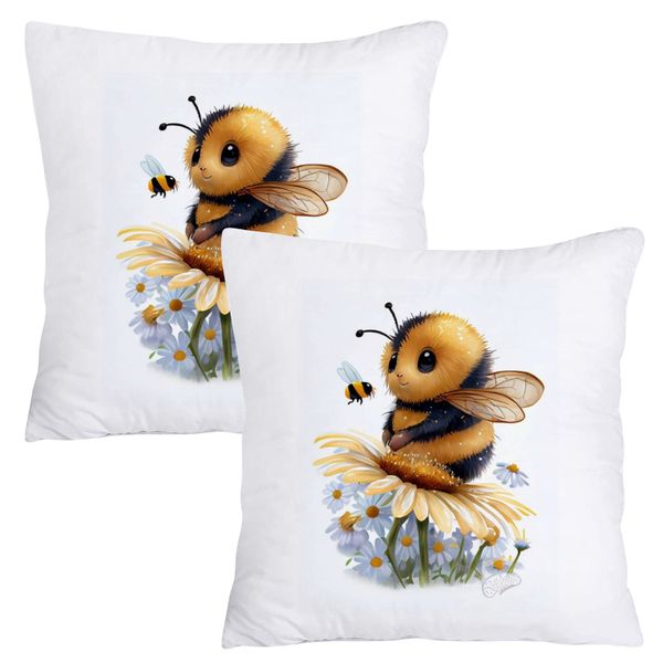 Scatter Cushion Cover Set (50cmx50cm) - Baby bee