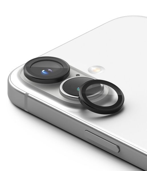 Camera Lens Protectors w/ Aluminium Alloy Frames for iPhone 16 Plus 2x Sets