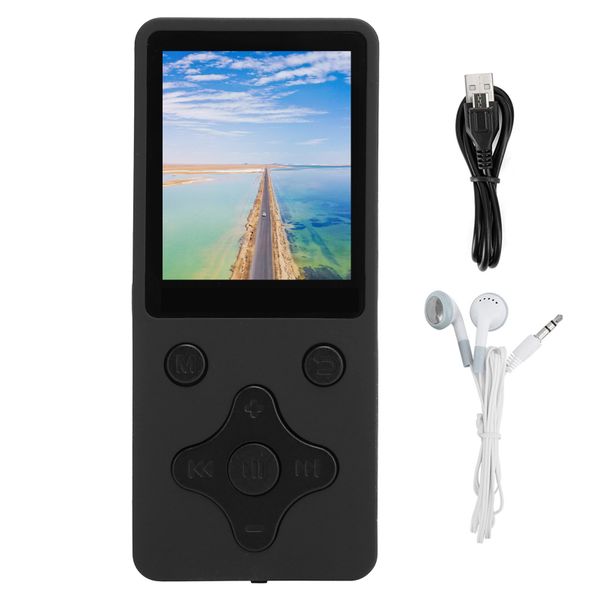 Portable HiFi MP4 Player Music FM Radio Sound Recorder with Cross Button