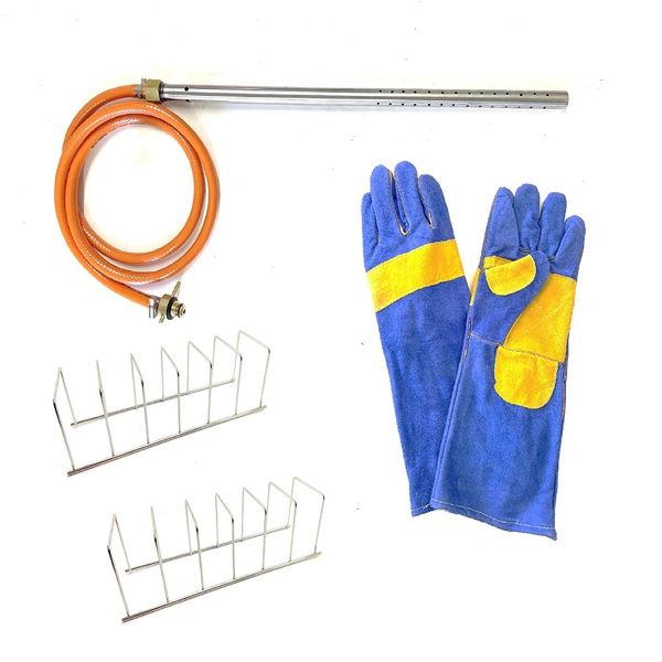 Braai Day Fire Starter, Steak Rack &amp; Glove Bundle