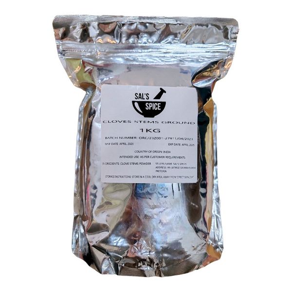 Sal's Spice Cloves Stem Ground - 1kg