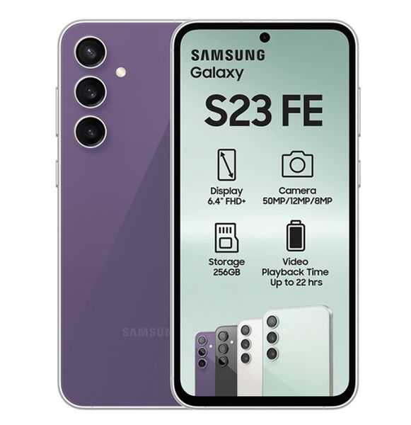 Samsung Galaxy S23 FE 5G 256GB Dual Sim - Purple