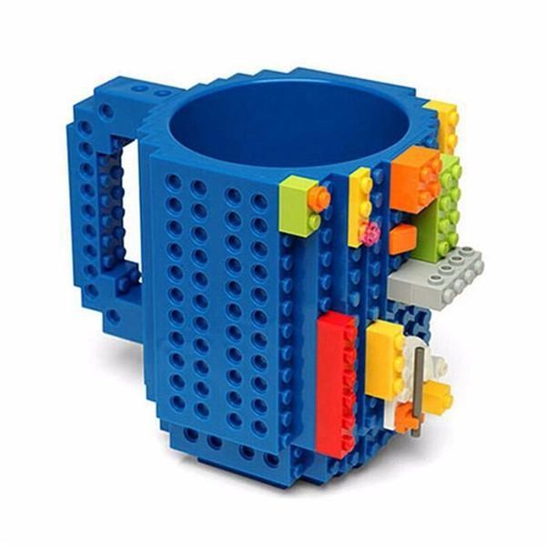 Build A Brick Mug - Blue