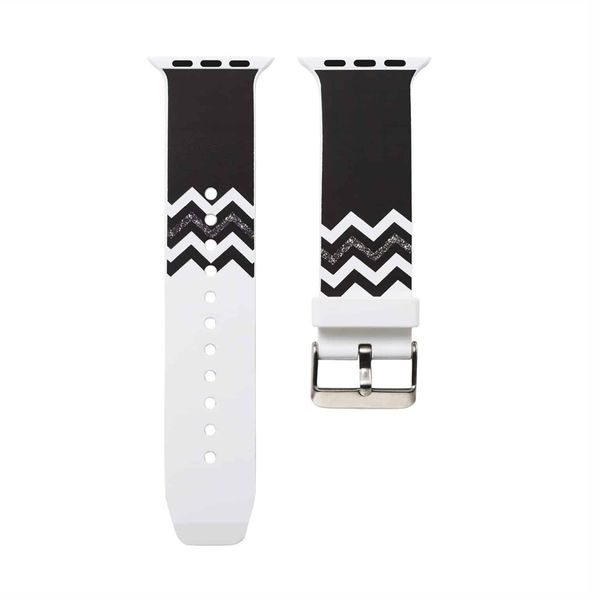 Killer Deals Silicone Strap Compatible with Apple Watch - Black