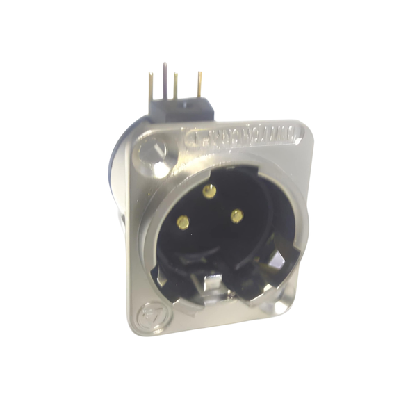 XLR-E3MRAAU 3-Pin Male Right-Angle XLR Connector Surface Mount