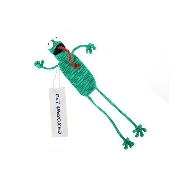 GET UNBOXED Crochet Bookmark Cute Frog Bookmarks for Book Book Marker