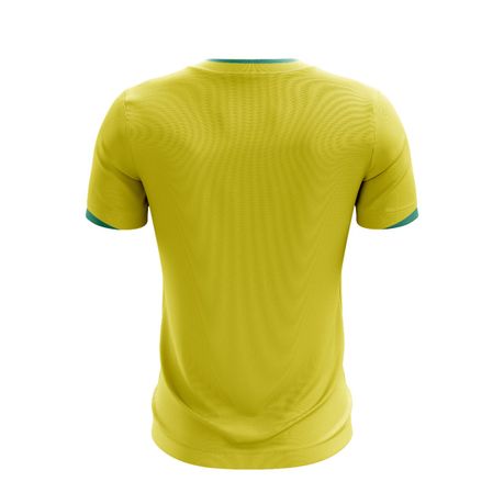 Short Sleeve Comfortable Jersey Fabrics Tshirt With Brazilian Flag