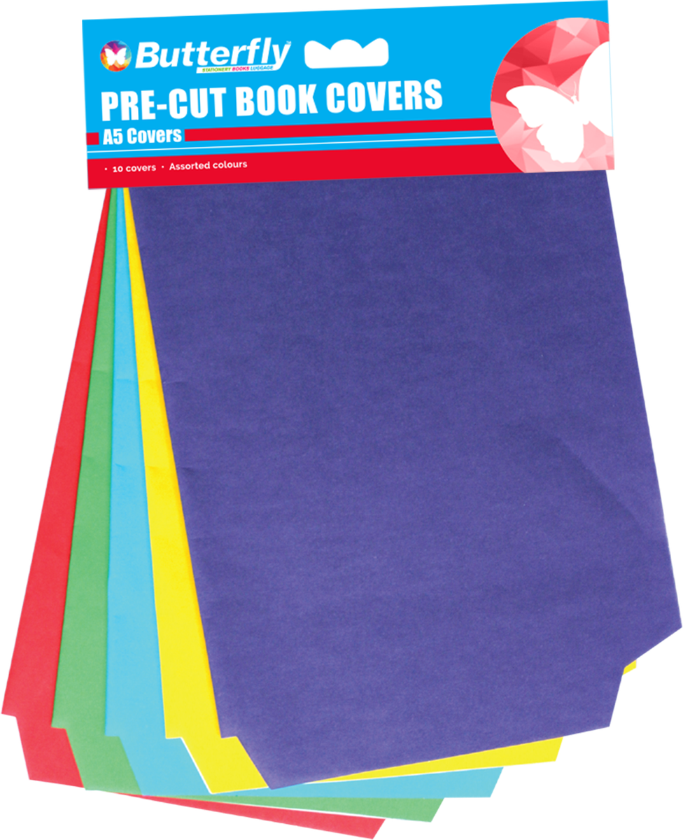 Butterfly Precut A5 Bright Book Covers 10's | Shop Today. Get it ...