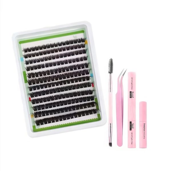 192Piece Eyelash Extension And Volumizing DIY Eyelash Cluster Kit